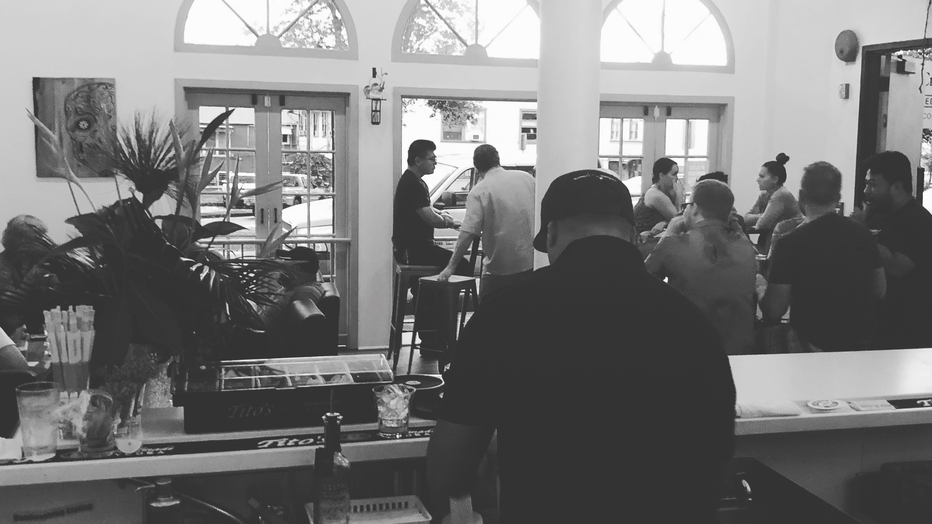 Guests gathered inside The Temple Hilo during an event